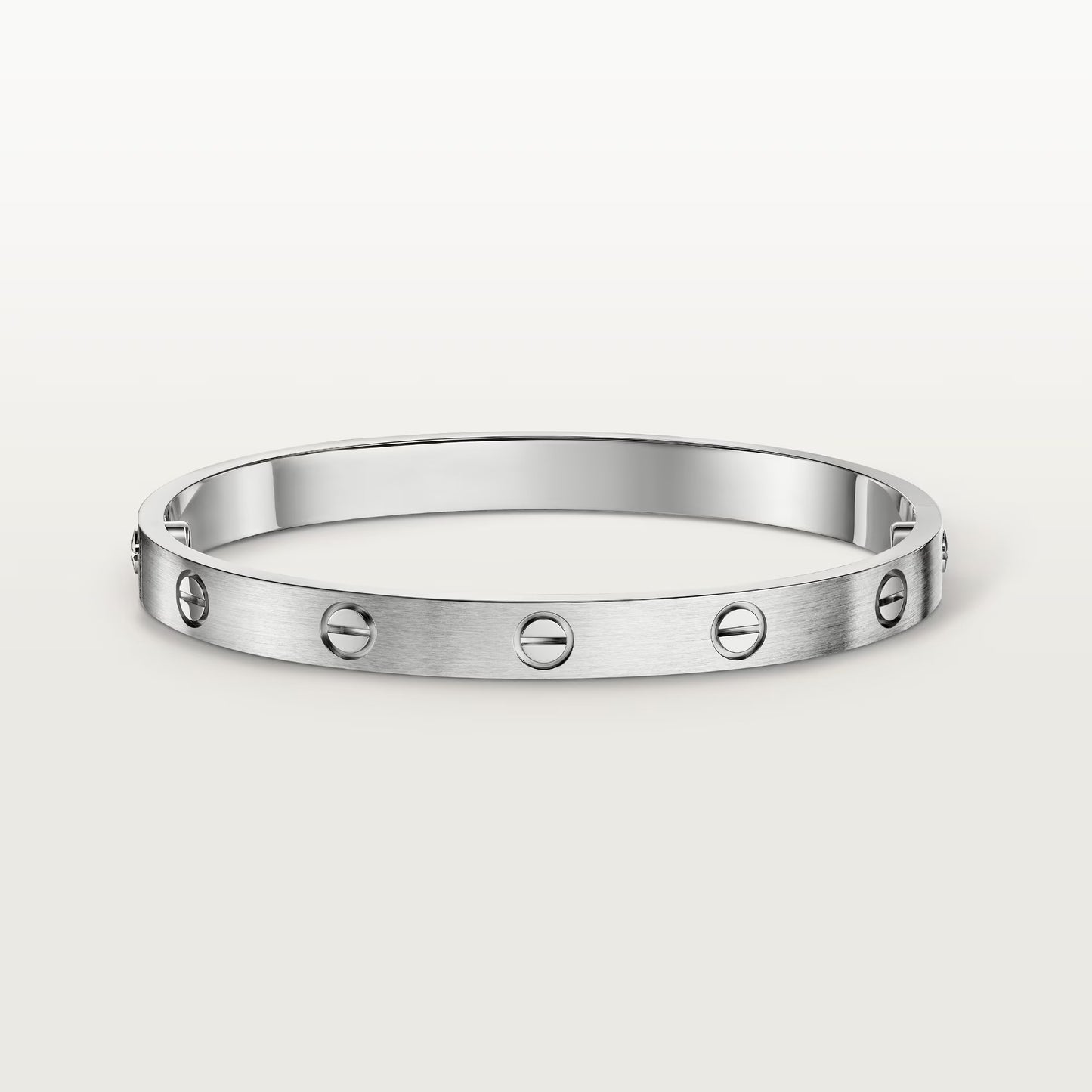[OAK JURI]LOVE BRACELET 6.1MM BRUSHED