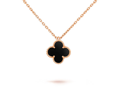[OAK JURI]CLOVER MINI 9.5MM CARNELIANS NECKLACE COLLECTION