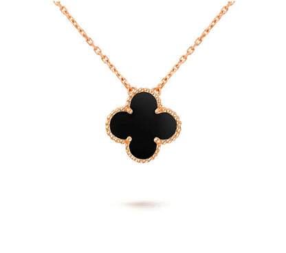 [OAK JURI]CLOVER 15MM SINGLE FLOWER NECKLACE COLLECTION