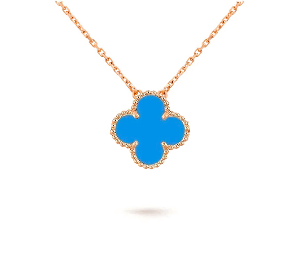 [OAK JURI]CLOVER 15MM SINGLE FLOWER NECKLACE COLLECTION