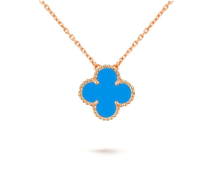 [OAK JURI]CLOVER 15MM SINGLE FLOWER NECKLACE COLLECTION