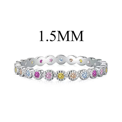 [OAK JURI]Radiant Sparkling Round Cut Daily Ring