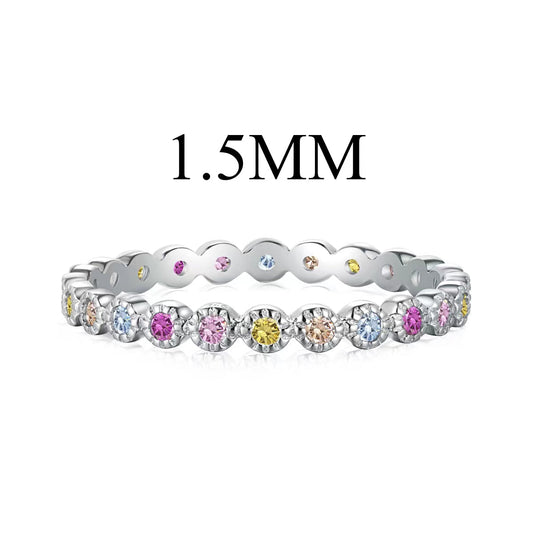 [OAK JURI]Radiant Sparkling Round Cut Daily Ring