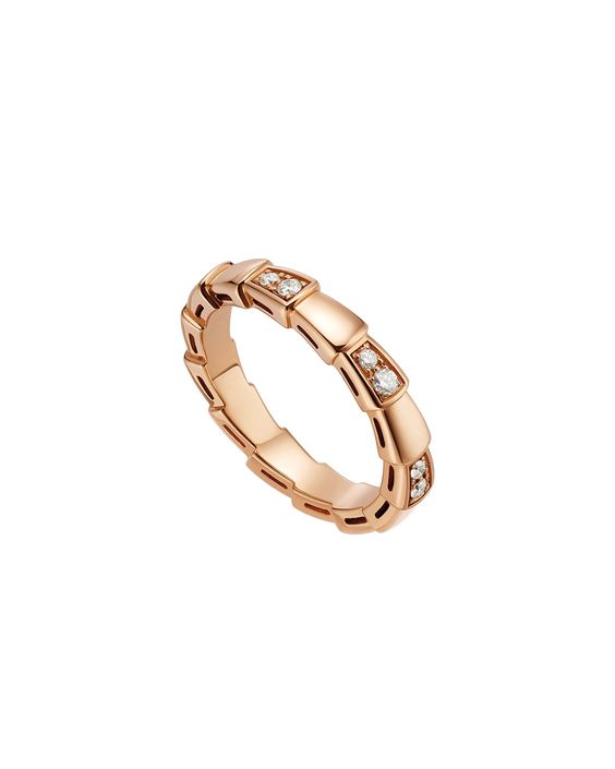 [OAK JURI]SERPENTI RING PINK GOLD  3MM