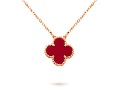 [OAK JURI]CLOVER 15MM SINGLE FLOWER NECKLACE COLLECTION