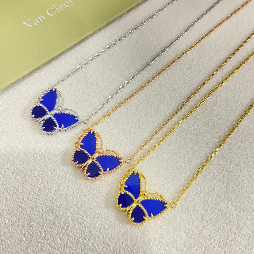 [OAK JURI] 2026 NEW LUCKY BUTTERFLY 1 MOTIFS NECKLACE