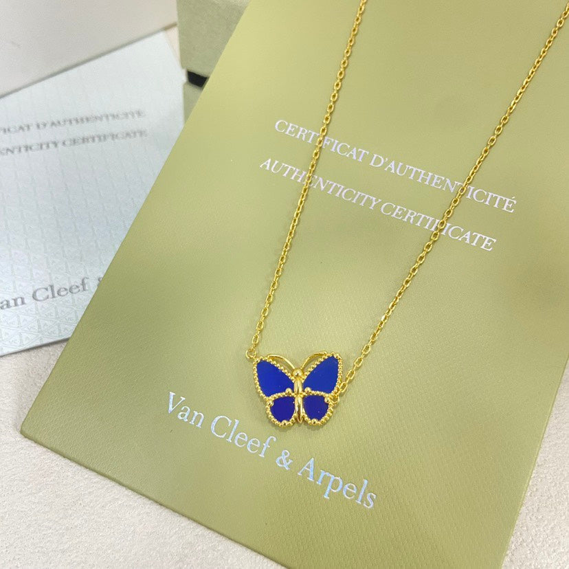 [OAK JURI] 2026 NEW LUCKY BUTTERFLY 1 MOTIFS NECKLACE