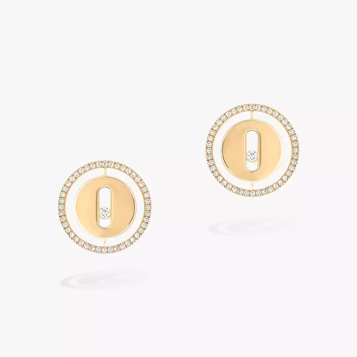 [OAK JURI]Lucky Move Diamond Earrings