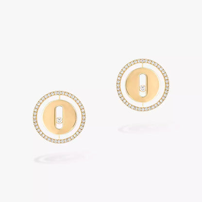 [OAK JURI]Lucky Move Diamond Earrings