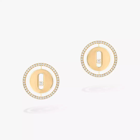 [OAK JURI]Lucky Move Diamond Earrings