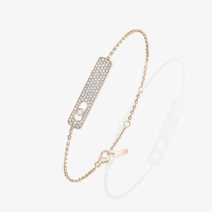 [OAK JURI]MOVE CLASSIQUE DIAMOND PAVED BRACELET