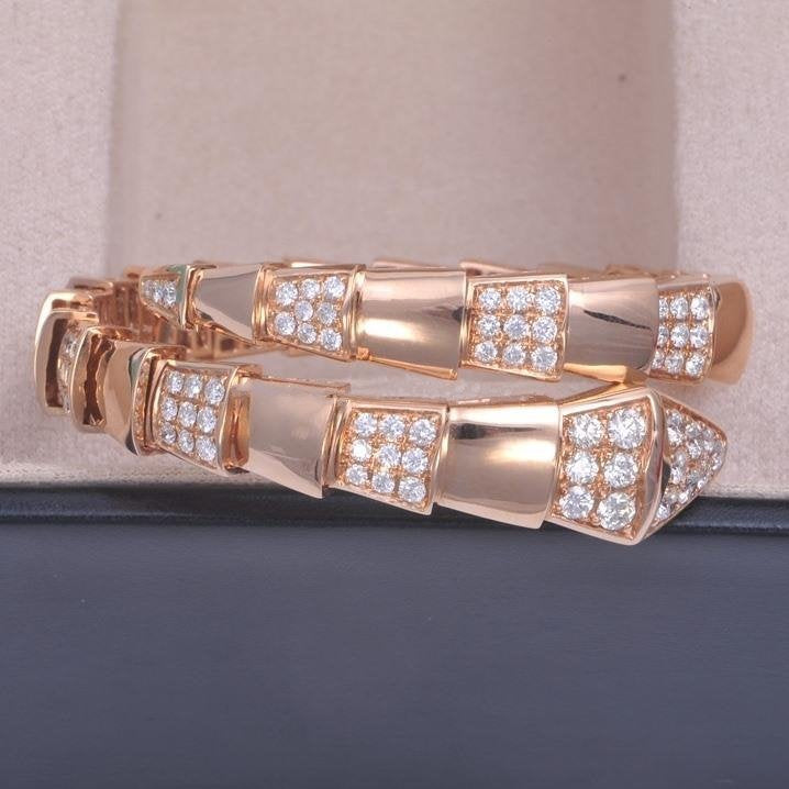 [OAK JURI]SERPENTI BRACELET PINK GOLD DIAMOND