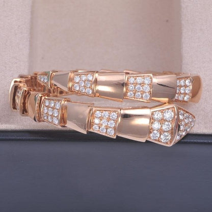 [OAK JURI]SERPENTI BRACELET PINK GOLD DIAMOND