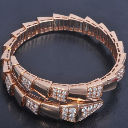 [OAK JURI]SERPENTI BRACELET PINK GOLD DIAMOND