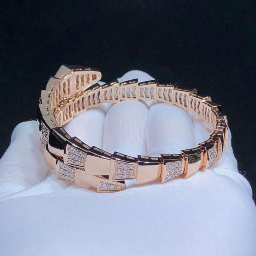 [OAK JURI]SERPENTI BRACELET PINK GOLD DIAMOND