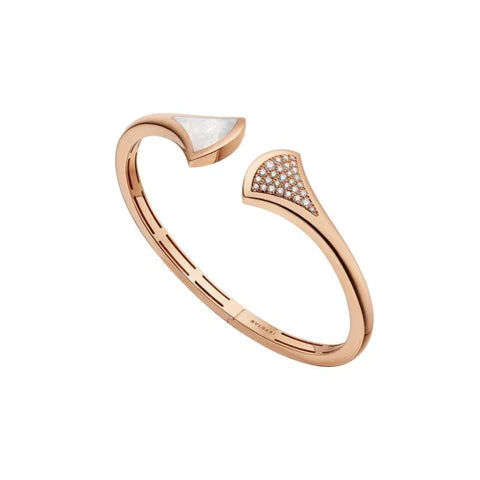 [OAK JURI]DREAM BRACELET OPEN PINK GOLD MOP DIAMOND