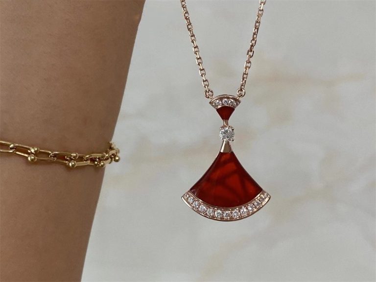 [OAK JURI]DREAM NECKLACE CARNELIAN DIAMOND