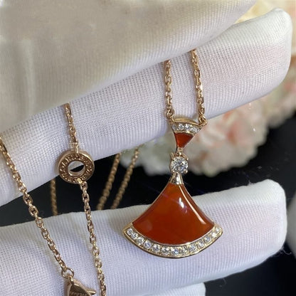 [OAK JURI]DREAM NECKLACE CARNELIAN DIAMOND