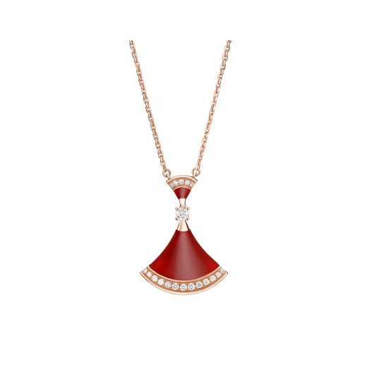 [OAK JURI]DREAM NECKLACE CARNELIAN DIAMOND