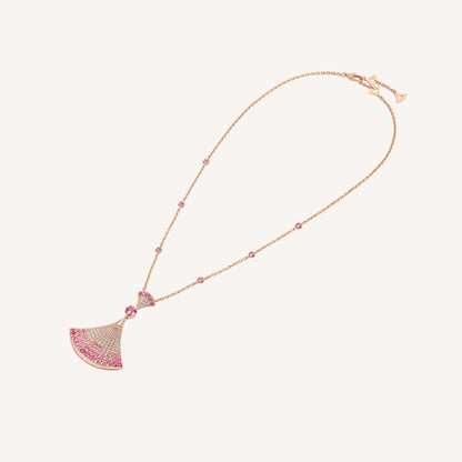 [OAK JURI]DREAM NECKLACK DIAMOND PINK GOLD