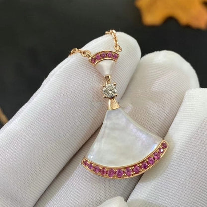 [OAK JURI]DREAM NECKLACE MOP PINK DIAMOND