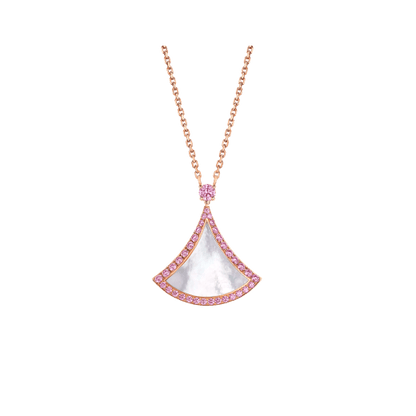 [OAK JURI]DREAM NECKLACE MOP DIAMOND PINK