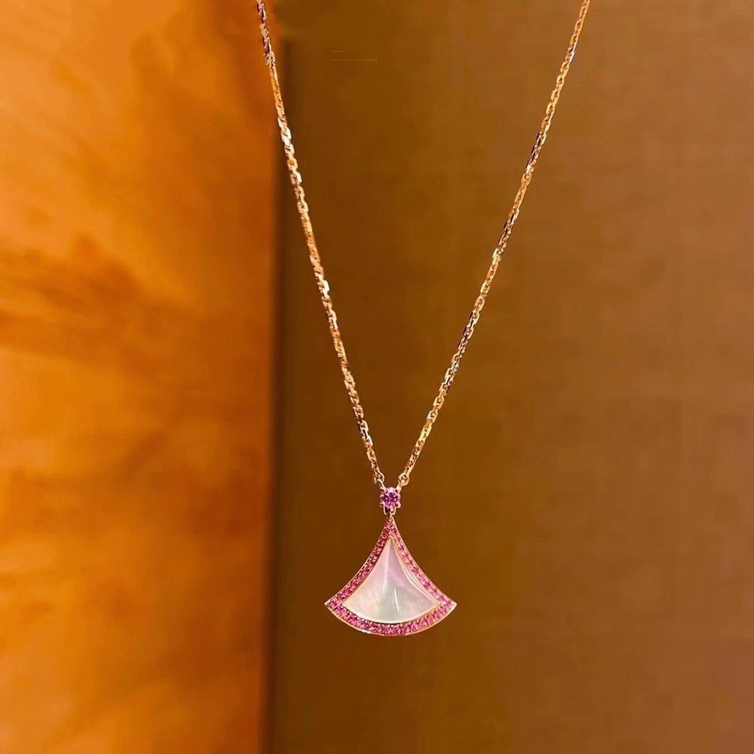 [OAK JURI]DREAM NECKLACE MOP DIAMOND PINK