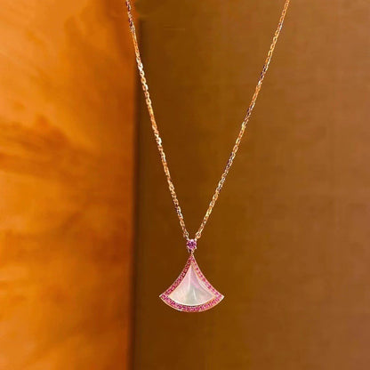 [OAK JURI]DREAM NECKLACE MOP DIAMOND PINK