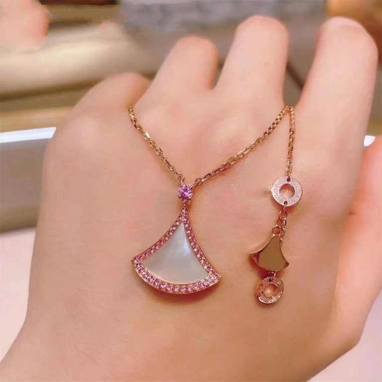 [OAK JURI]DREAM NECKLACE MOP DIAMOND PINK