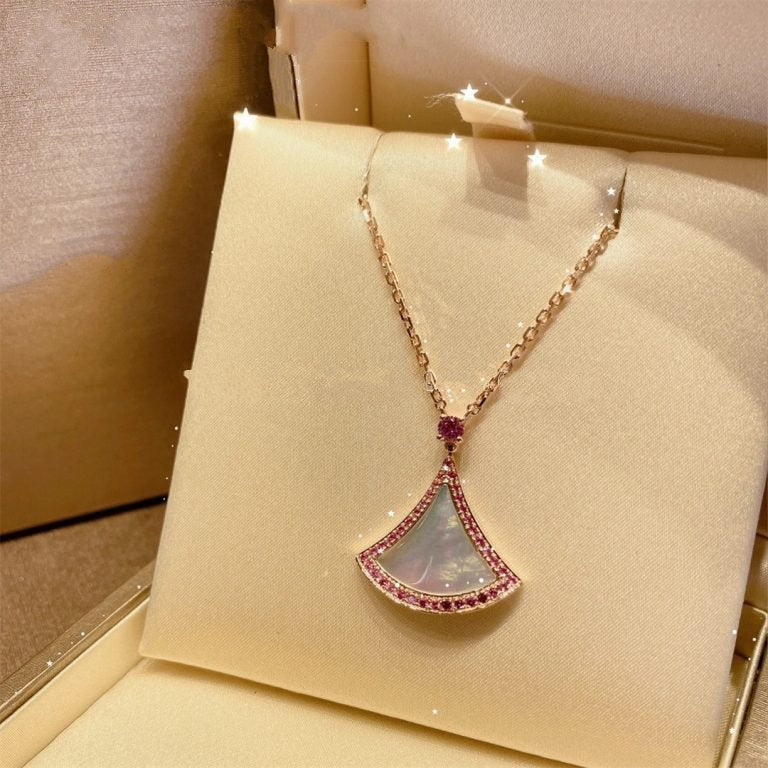 [OAK JURI]DREAM NECKLACE MOP DIAMOND PINK