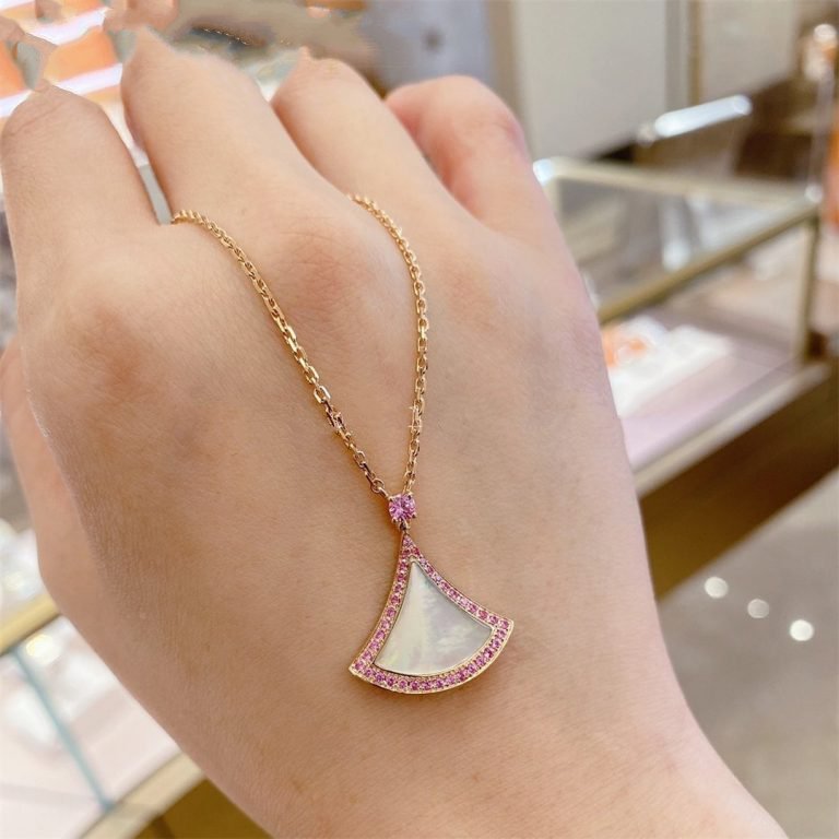 [OAK JURI]DREAM NECKLACE MOP DIAMOND PINK