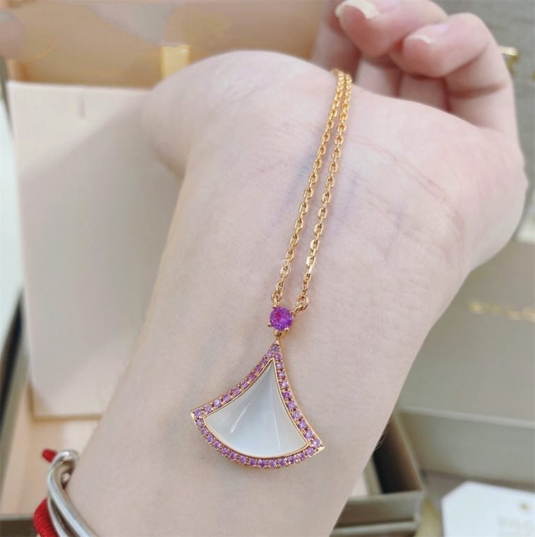 [OAK JURI]DREAM NECKLACE MOP DIAMOND PINK