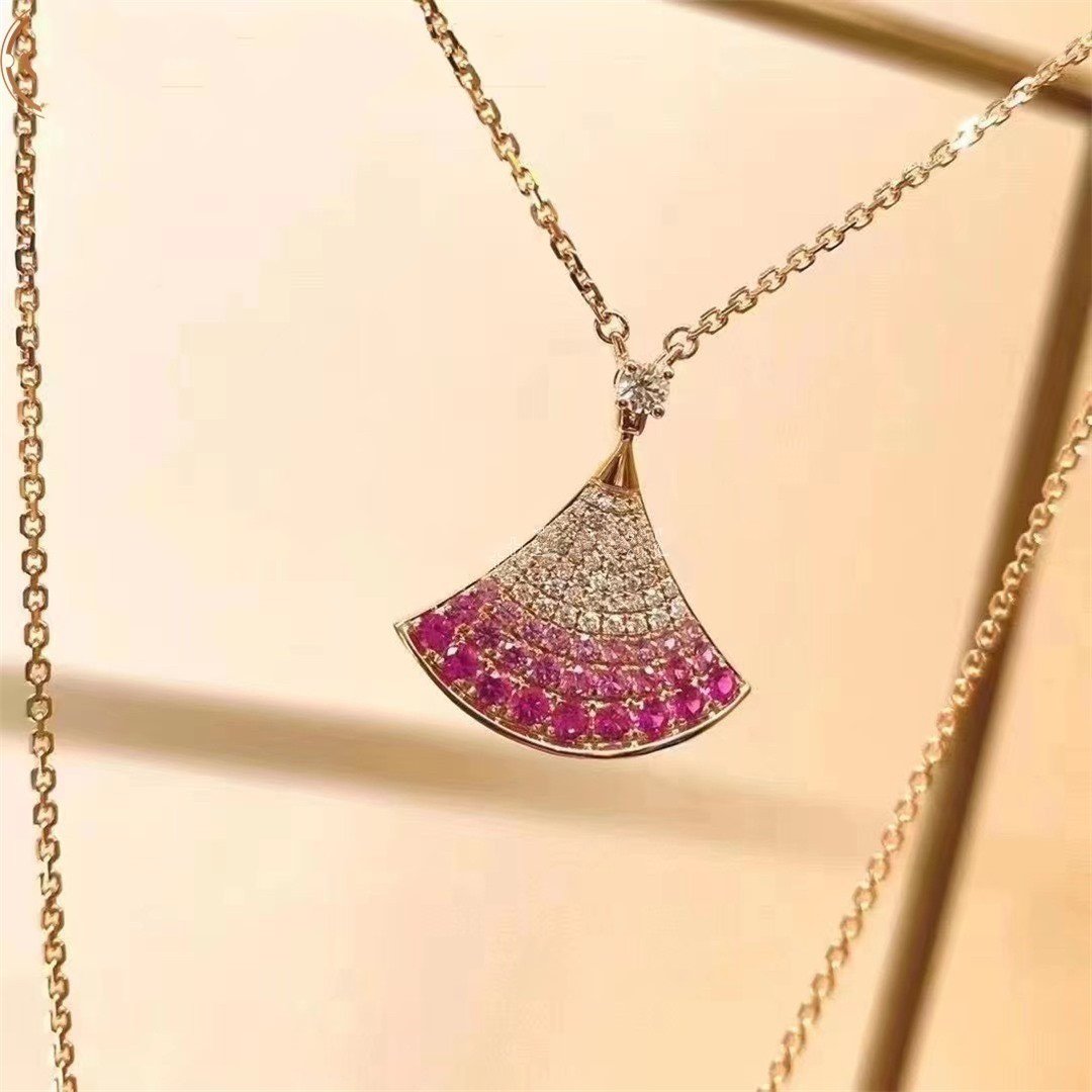 [OAK JURI]DREAM NECKLACE PINK GOLD PINK DIAMOND