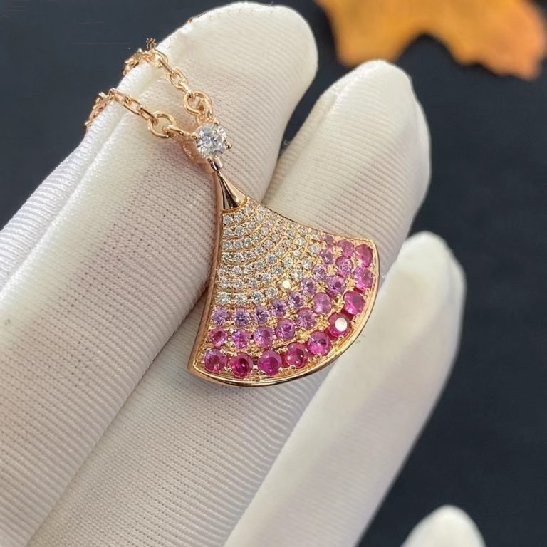 [OAK JURI]DREAM NECKLACE PINK GOLD PINK DIAMOND