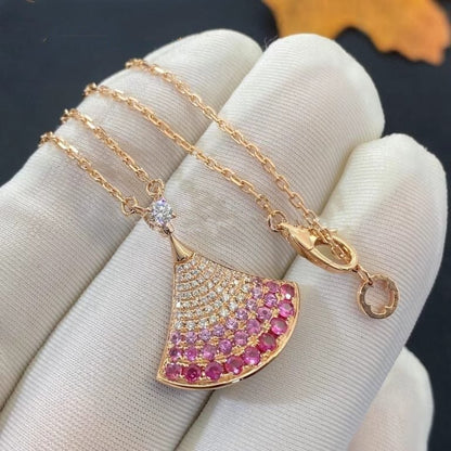 [OAK JURI]DREAM NECKLACE PINK GOLD PINK DIAMOND
