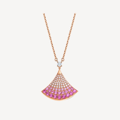 [OAK JURI]DREAM NECKLACE PINK GOLD PINK DIAMOND