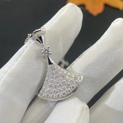 [OAK JURI]DREAM NECKLACE SILVER FULL DIAMOND