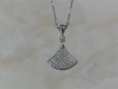 [OAK JURI]DREAM NECKLACE SILVER FULL DIAMOND