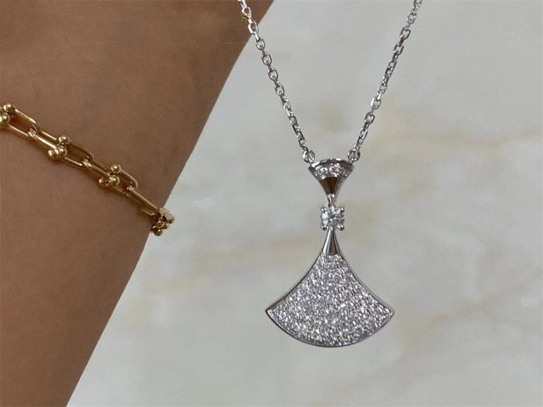 [OAK JURI]DREAM NECKLACE SILVER FULL DIAMOND