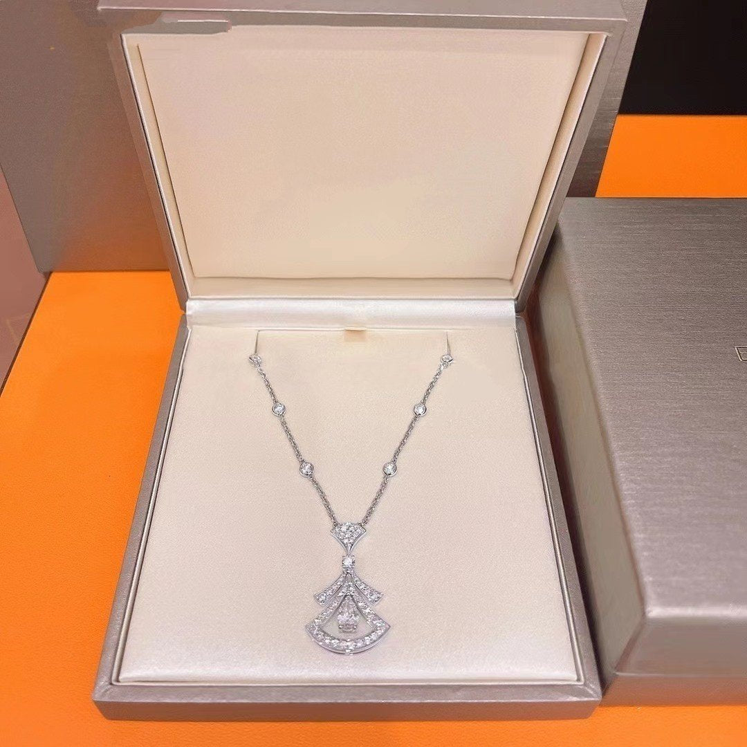 [OAK JURI]DREAM NECKLACE WHITE DIAMOND SILVER