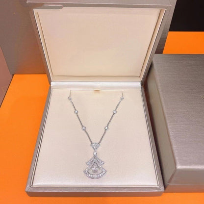 [OAK JURI]DREAM NECKLACE WHITE DIAMOND SILVER