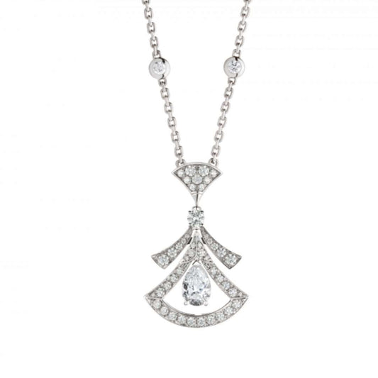 [OAK JURI]DREAM NECKLACE WHITE DIAMOND SILVER