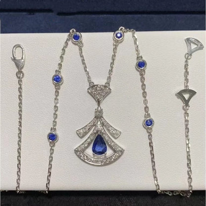 [OAK JURI]DREAM NECKLACE AGATE DIAMOND SILVER