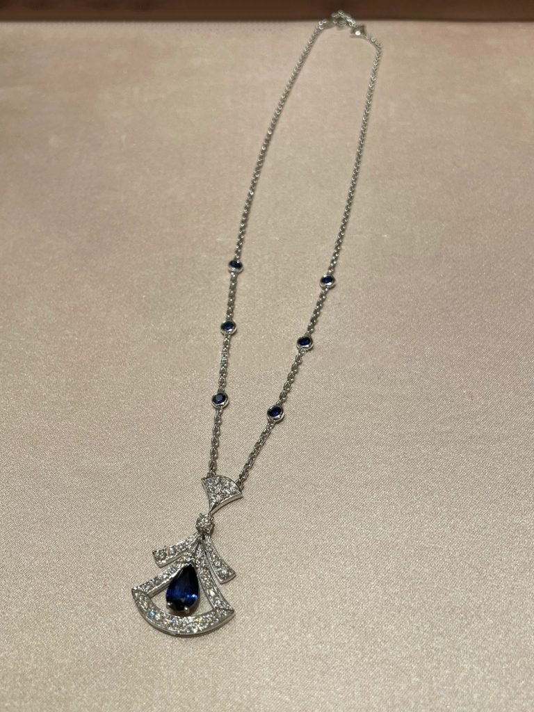 [OAK JURI]DREAM NECKLACE AGATE DIAMOND SILVER