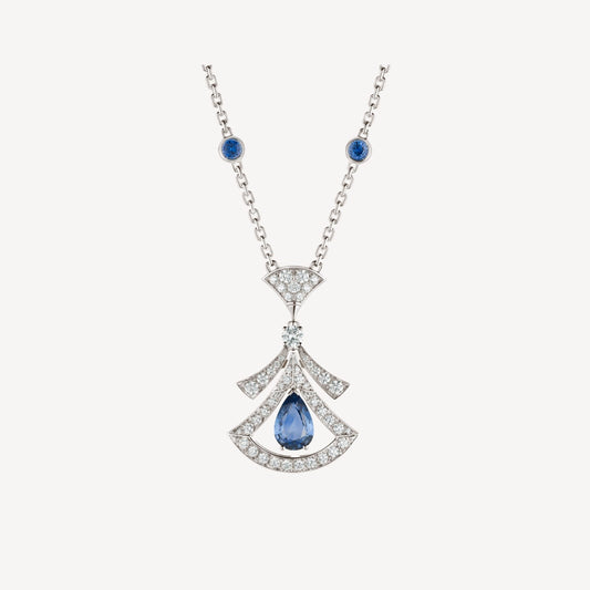 [OAK JURI]DREAM NECKLACE AGATE DIAMOND SILVER