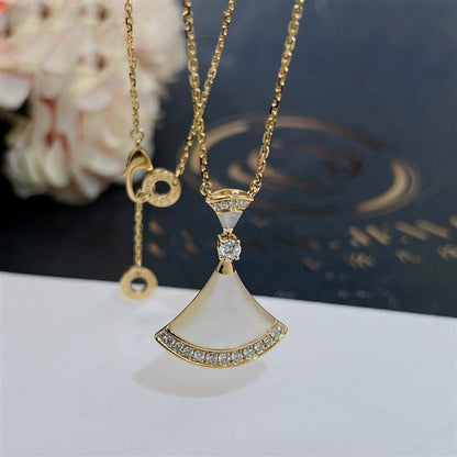 [OAK JURI]DREAM NECKLACE MOP GOLD DIAMOND