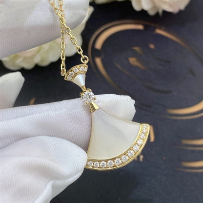 [OAK JURI]DREAM NECKLACE MOP GOLD DIAMOND