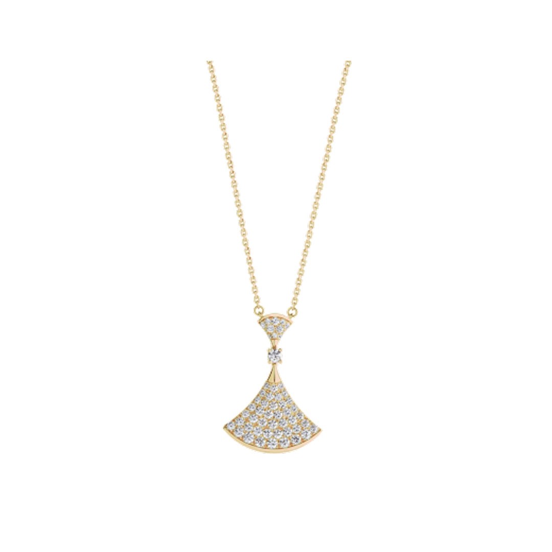 [OAK JURI]DREAM NECKLACE GOLD FULL DIAMOND