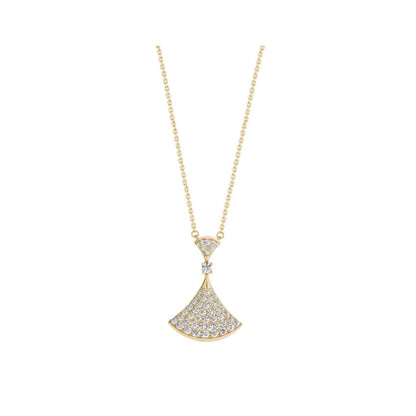[OAK JURI]DREAM NECKLACE GOLD FULL DIAMOND