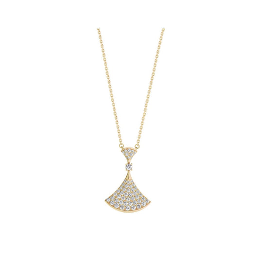 [OAK JURI]DREAM NECKLACE GOLD FULL DIAMOND